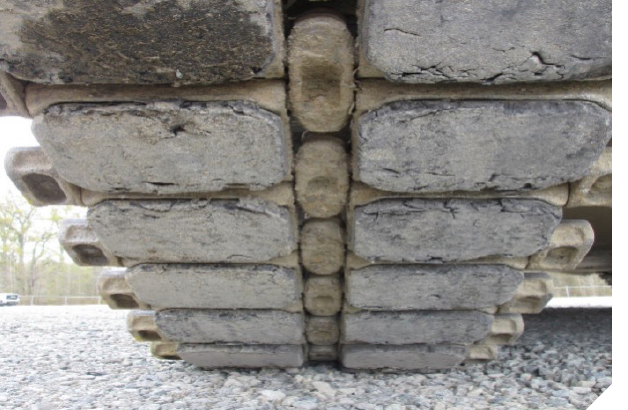 Rubber track pads on tank treads carry heavy loads in challenging environments. PPG silica has been used in prototype rubber compounds that were scaled up, formed into pads, and tested for durability.